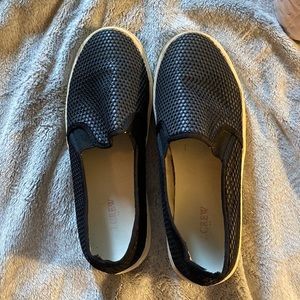 J. Crew slip-ons.